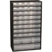 Raaco 44 cassettiere in metallo con 10 divisori