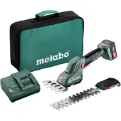 Metabo PowerMaxx SGS 12 Q cesoie per arbusti ed erba a batteria (incl. batteria da 2,0 Ah + caricabatterie)