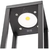LUCANDE lampione a LED Carlota, antracite, 65 cm, metallo