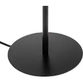 Luminex Lampada da tavolo Arden senza paralume, nera, altezza 44cm