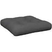 vidaXL Cuscino Pallet antracite 60x61,5x10 cm tessuto