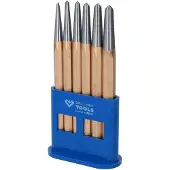 BRILLIANT TOOLS Set di punzoni da centro 6 pezzi - BT085080