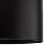 Argon Faretto da soffitto Chloe, nero, Ø 11,5 cm, acciaio rigido
