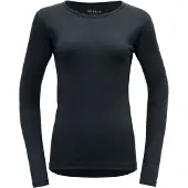 Devold Breeze Woman Shirt Intimo lana merinos Donna (XS, nero/blu)