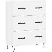 vidaXL Credenza bianca 69,5x34x90 cm Materiale a base di legno