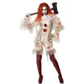 Atosa Costume Da Pagliaccio Macabro