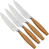 Boska Oslo+ 320031 quercia, set di coltelli da bistecca 4-pz