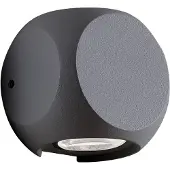 VIOKEF Applique LED esterni Ballito, up-/downlight grigio