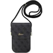 GUESS Custodia Per Telefono Con Logo Pu Metal Script 4g
