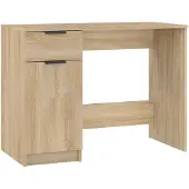 vidaXL Scrivania Sonoma in rovere 100x50x75 cm in materiale ligneo