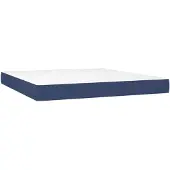 vidaXL Materasso a molle insacchettate blu 180x200x20 cm in tessuto