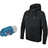 Bosch Felpa con cappuccio riscaldabile GHH 12+18V XA 3XL