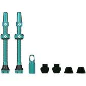 Muc Off Tubeless Valve Kit V2 Universal For MTB & Road Valvola per bicicletta (44 mm, turquoise)