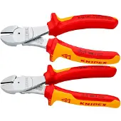 Knipex Tronchese Diagonale Isolato Ad Alta Leva 200 Mm
