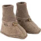 Mikk-Line Kid's Wool Footies Pantofole Bambini (62/68, marrone)