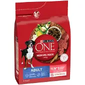 Purina ONE MED/MAX per adulti, con manzo e riso, 12 kg