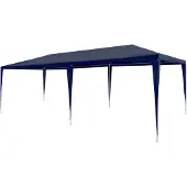vidaXL Tenda per feste 3x6 m PE Blu