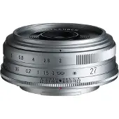 Voigtländer Ultron 2.0/27mm, obiettivo X-Attacco argento