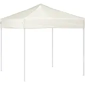 vidaXL Tenda da festa pieghevole crema 2x2 m