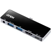 Aten Stazione Docking Uh3238 Usb-c Travel Dock