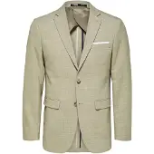 Selected Giacca A Petto Unico Uomini Beige 44