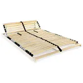 vidaXL Rete a doghe con 28 doghe 7 zone 140x200 cm