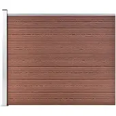 vidaXL - Tavolo Saun 175x146 cm HKC Brown