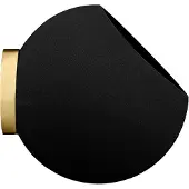 AYTM Vaso da parete Globe, Ø 17 cm, nero, alluminio