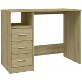 vidaXL Scrivania con cassetti in rovere Sonoma 102x50x76 cm