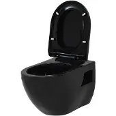 vidaXL Wandtoilettenkeramik nero