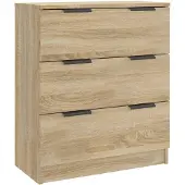 vidaXL Credenza rovere Sonoma 60x30x70 cm materiale a base di legno