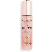 Makeup Revolution Fix & Glow Dewy Finish 100 ml — Spray fissante illuminante