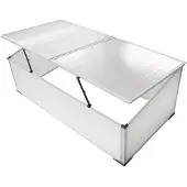 vidaXL Telaio frigorifero senza base con 2 coperchi