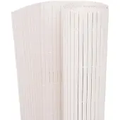 vidaXL Recinzione da giardino bifacciale 90 x 300 cm Bianco