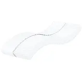 vidaXL Materasso in schiuma bianco 100x200 cm Grado di rigidità H2 H3