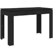 vidaXL Esstisch Schwarz 120x60x76 cm Holzwerkstoff