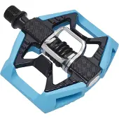 Crankbrothers Double Shot 2 Hybrid-Pedal Pedali a sgancio rapido blu