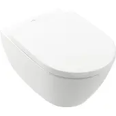 Villeroy & Boch V&B Subway WWC-Paket, spülrandlos, m. Sitz, weiß, Absenkautomatik