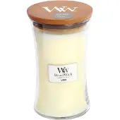 Woodwick Vaso di Lino 609,5 g — Candela Profumata