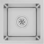 The Living Store Lavello da incasso artigianale in acciaio inox