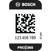 Bosch Etichetta ID scatola di servizio grande 50 1600A02C1L