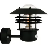 Nordlux applique con sensore Vejers, nero