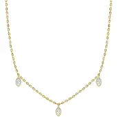 Glanzstücke Collana giallo oro / trasparente