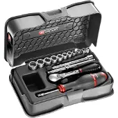 Facom Steckschluessel-Set 1/4Z R.161B, 31-tl