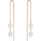 Valero Pearls Orecchini oro rosé / bianco perla