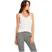 Pieces Top 'Kamala' bianco