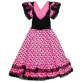 Flamenco Vestito A Maniche Corte Vs-nflp