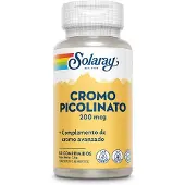 Solaray Picolinato Di Cromo 200mcgr 50 Unità