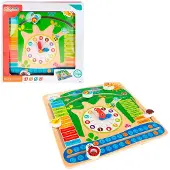 Woomax Calendario Educativo Orologio In Legno Puzzle