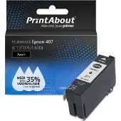 PrintAbout Cartuccia compatibile Epson 407 (C13T07U1400) - Nero